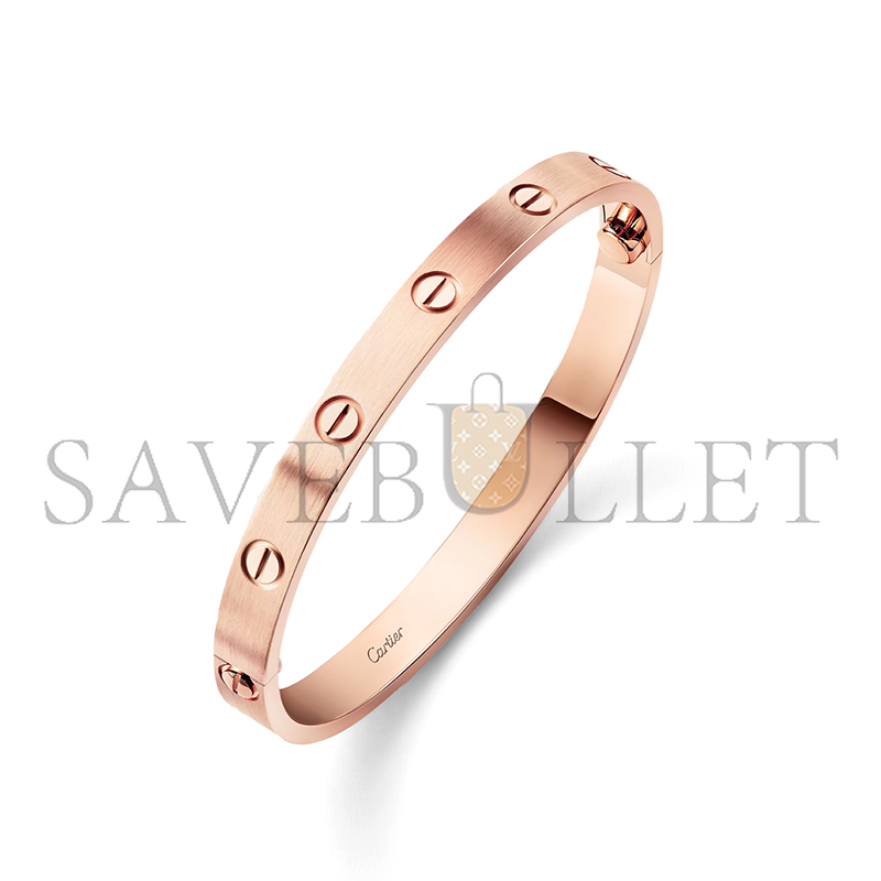 CARTIER LOVE BRACELET, CLASSIC MODEL, BRUSHED B6079917 CARTIER LOVE BRACELET, CLASSIC MODEL, BRUSHED B6079917